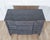 Wood Gustavian Style Chest of Drawers in Black with Brass Hardware and Carved Details For Sale - Image 7 of 11