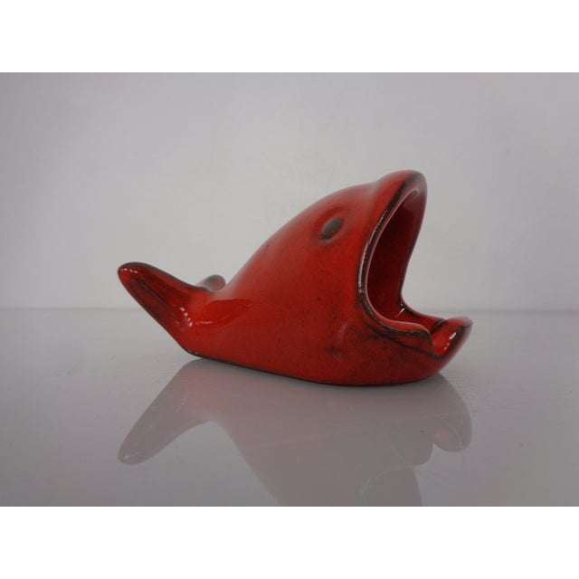 Red Ceramic Fish Ashtray, Italy, 1960s For Sale - Image 14 of 14
