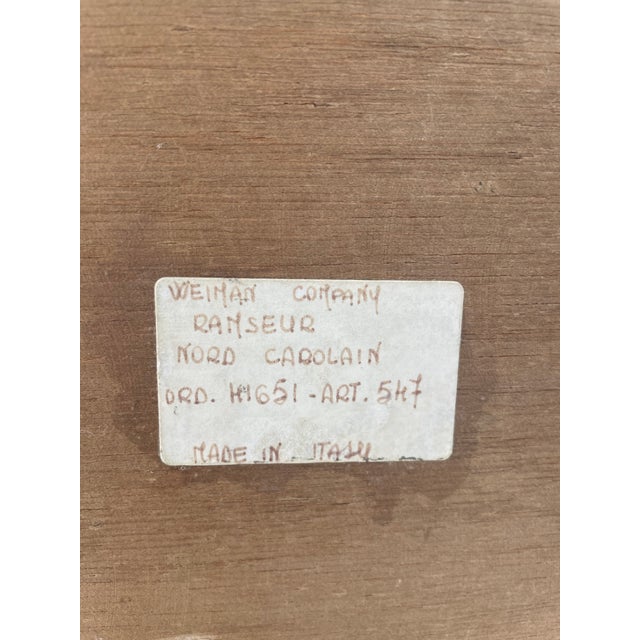 Mid 20th Century Mid 20th Century Italian Parquetry Bombe Commodino For Sale - Image 5 of 7