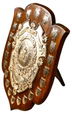 Large Silchester Cycling Club Track Championship Shield Trophy, 1950s