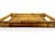 Vintage Mid Century Woven Bamboo Tray With Rustic Character For Sale - Image 10 of 13