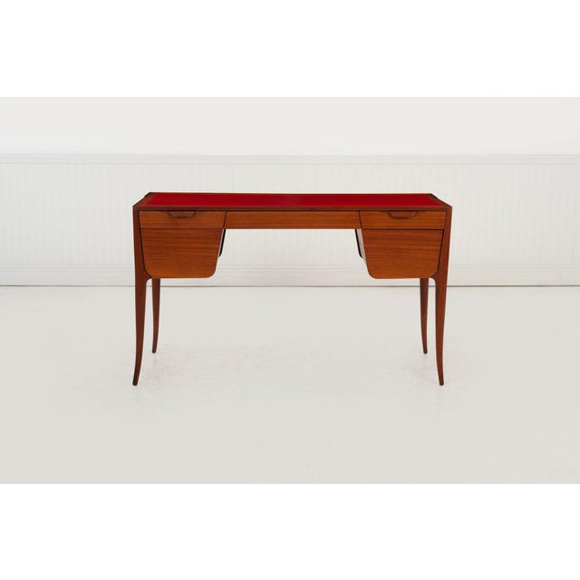 Edward Wormley for Dunbar – Rare Vanity and/or Writing Desk, circa 1945 This exquisite desk features a mahogany wood...