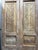 Mid-Century Modern Antique Floral Carved Pantry Doors | Rustic Farmhouse Double Doors | Hand-Carved Wood Hinged or Sliding Entry For Sale - Image 3 of 7