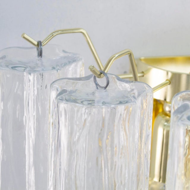 Large Wall Light in Murano Glass, Italy, 1990s For Sale - Image 10 of 11