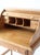 Brown Vintage Oak Roll Top Secretary Desk For Sale - Image 8 of 17