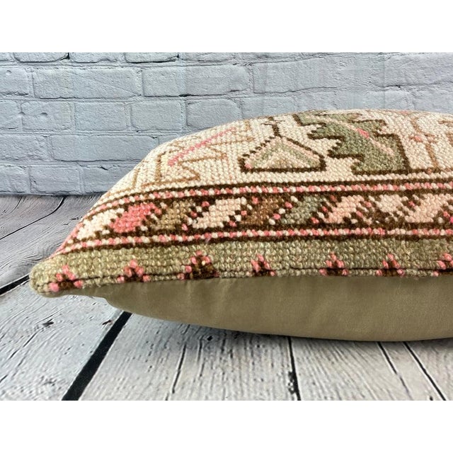 16 x 24 Rug Pillow Anatolian Echoes Turkish Pillow Cushion Cover For Sale - Image 4 of 4