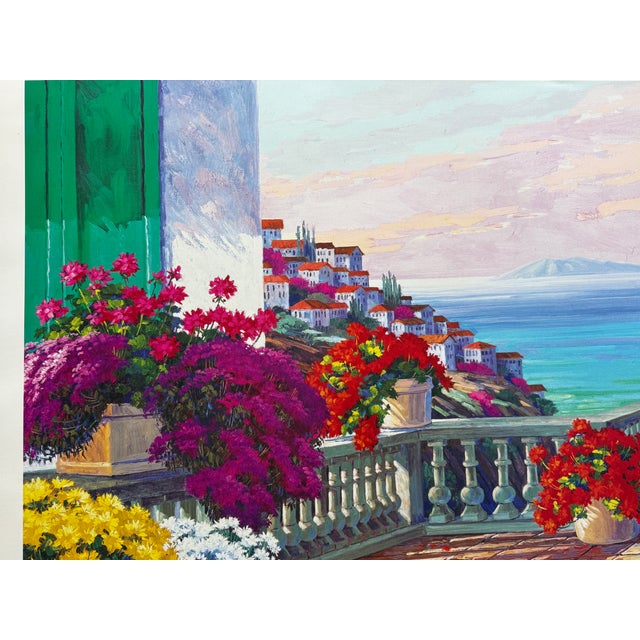 Art Print "Mediterranean Morning Mist" Mikki Senkarik 26 1/2" X 32" 1996 Open Ed This product is an opem edition print...