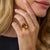This striking Retro cocktail ring is a bold and beautifully expressive jewel from the 1940’s, centered by an oval cut...
