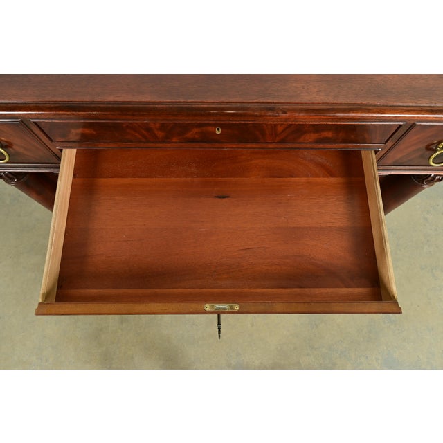 Ralph Lauren Style American Empire Flame Mahogany Master Chest of Drawers by Henredon For Sale In South Bend - Image 6 of 17