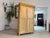 Restored Gründerzeit Farmhouse Wardrobe, Natural Wood, Hall Wardrobe, Dimensions: Height x Width x Depth 184 x 113 x 51...