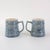 Vintage Dry Botanical Blue Mugs, 1970s, Set of 2 For Sale - Image 4 of 16