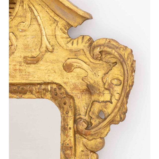 18th Century 18th Century George II Giltwood Framed Mirror For Sale - Image 5 of 9