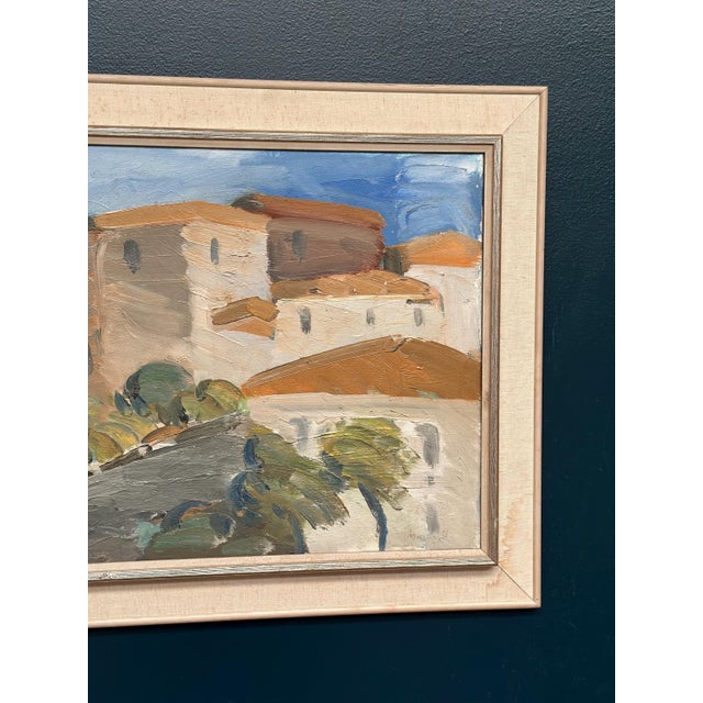 Sven‑erik Markhed, Cityscape, 1950s, Oil Painting, Framed For Sale - Image 7 of 18