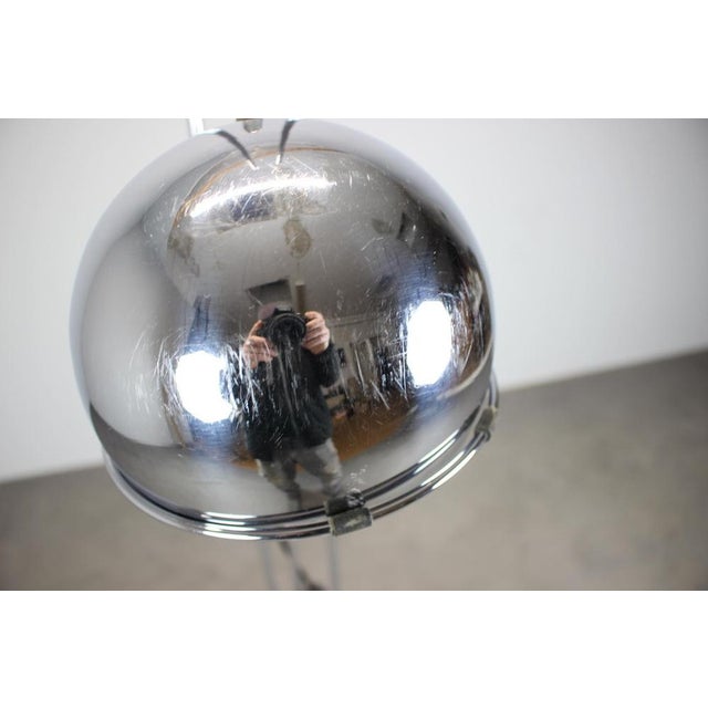 1960s Italian Space Age Adjustable Chrome Floor Lamp, 1960s For Sale - Image 5 of 14
