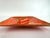 Mid-Century Modern Mid 20th Century Japanese Orange Glaze Ceramic Catchall For Sale - Image 3 of 9