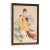 Mid 20th Century "Empress" Figurative Asian Print, Framed For Sale - Image 4 of 4