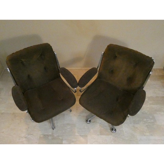 Model KS 172 H Directional Chairs by Karl-Erik Ekselius for Joc Möbel Ab, 1970s, Set of 2 For Sale - Image 13 of 18
