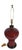 Asian Frederick Cooper Monumental Sang De Boeuf Ceramic Table Lamp For Sale - Image 3 of 11