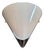 Vintage Wall Lamp with White Curved Glass Shade on Brass Bracket by Hufnagel Leuchten, 1990s For Sale