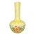 Antique Webb Victorian Satin Art Glass Bud Vase Hand Painted Floral Optic 6¾” For Sale