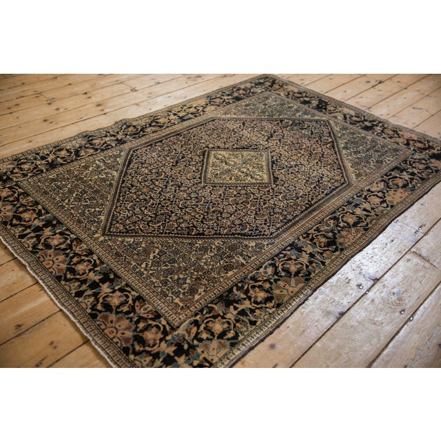 Textile 1910s Antique Persian Farahan Sarouk Herati Wool Rug For Sale - Image 7 of 14