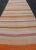 Multicolored Vintage Kilim Runner Turkish in Multi Color in Stripe Design For Sale In Atlanta - Image 6 of 10