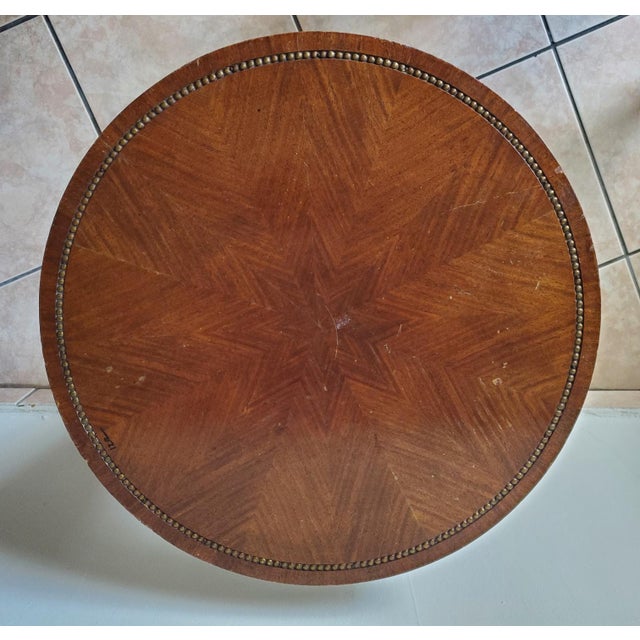Wood Table & Rattan Chairs, Vintage For Sale - Image 14 of 18