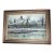 Late 20th Century Large H. Rogers Impressionist Winter Landscape Oil Painting Framed 43x31 in Style of Claude Monet For Sale