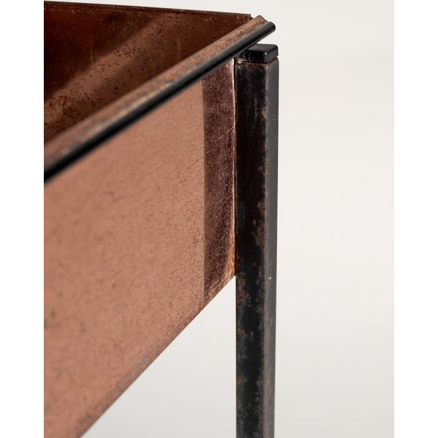 Rectangular Copper and Metal Planter, 1960s For Sale - Image 9 of 12