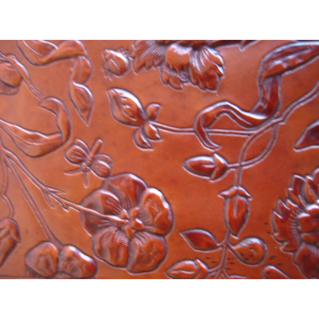 Late 19th Century French Art Nouveau Leather Picture and Frame Album For Sale - Image 11 of 17