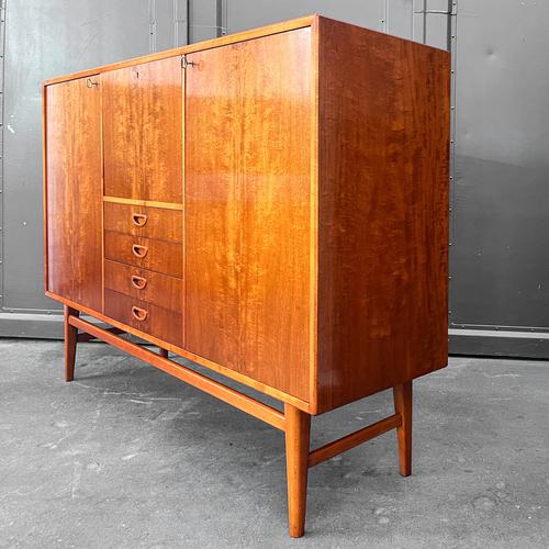 Mid-Century Mahogany Highboard, 1960s For Sale - Image 6 of 18