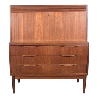 Mid 20th Century Erling Torvits Secretary Desk in Teak #2 For Sale
