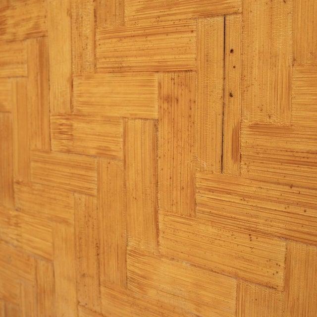 Wood Pressed Bamboo Chest of Drawers from Vivai del Sud, 1970s For Sale - Image 7 of 18