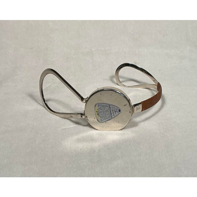 Vintage Silver-Plated Wine Bottle Holder/Caddy by Eisenberg Lozano Germany, Circa 1960s For Sale - Image 9 of 12