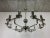 1940s Large Bauhaus Chandelier and Wall Lamps, 1940s, Set of 3 For Sale - Image 5 of 15