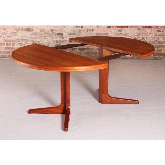 Mid-Century Modern Danish Extending Teak Dining Table from Glostrup, 1960s For Sale - Image 3 of 16