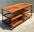Vintage Wood and Cane Tiered Side Tables For Sale - Image 9 of 12