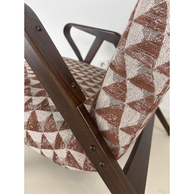 Brown Armchair from Tatra Nabytok, 1960s For Sale - Image 8 of 15
