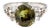 Gia Certified 2.62 Carat Oval Green Alexandrite & Diamond Platinum Vintage Ring, Size 5.75 For Sale