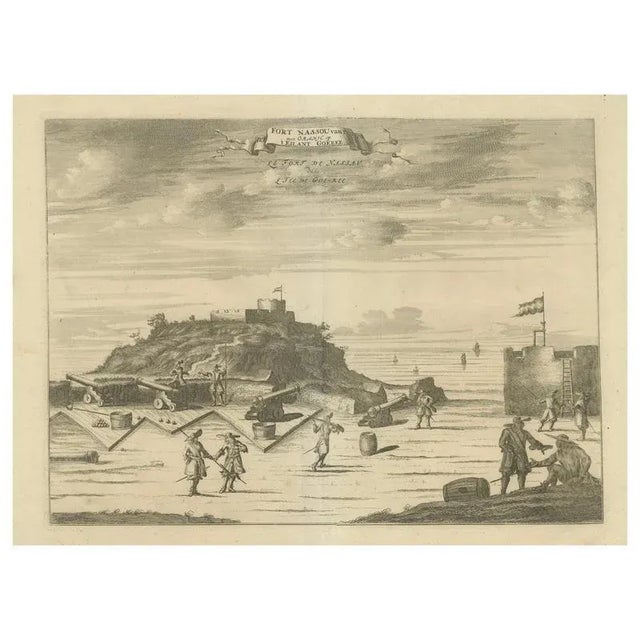 Fort Nassau on the Island of Goree, 1800s, Paper For Sale - Image 10 of 10