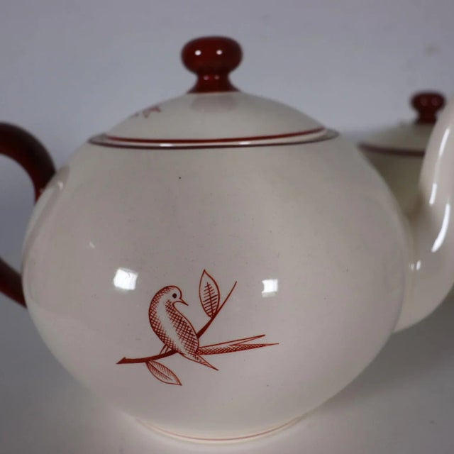 Tea Service by Richard Ginori for San Cristoforo, Milan, 1930s For Sale - Image 5 of 8