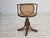 Swivel Armchair in Bentwood and Furniture Mesh, 1950s For Sale - Image 14 of 18