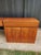 1960s 1960s Arne Wahl Iversen for Vinde Møbelfabrik Danish Modern Teak Vanity Desk Set | Made in Denmark | Floating Vanity With Hidden Mirror Dresser Set For Sale - Image 5 of 16