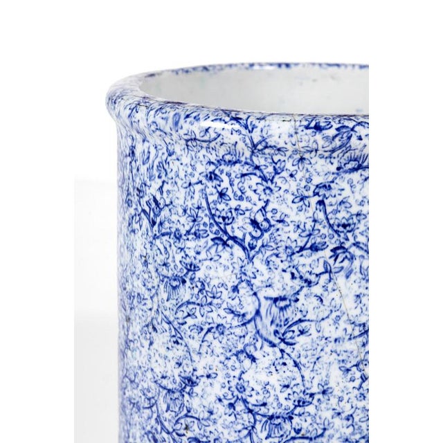 Umbrella Stand in Glazed Ceramic For Sale - Image 4 of 9