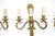 Metal Antique Brass Wall Sconces, 1950, Set of 4 For Sale - Image 7 of 12