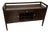 Levin Furniture Transitional Espresso Wood Wine Buffet & Bar Cabinet For Sale