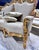 1990s Baroque Style Tan Sofa – French Design With Gold Leaf Details For Sale - Image 4 of 10