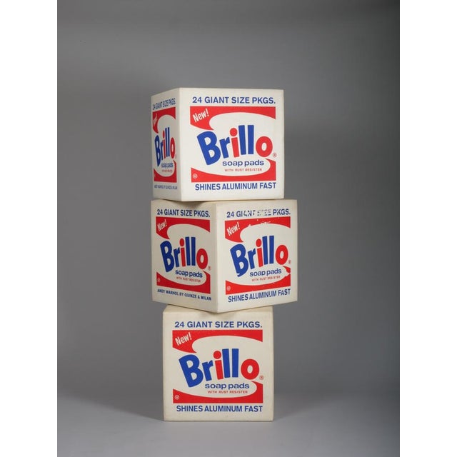 Brillo Box Pouf after Andy Warhol from Quinze & Milan, 2013 For Sale - Image 3 of 9
