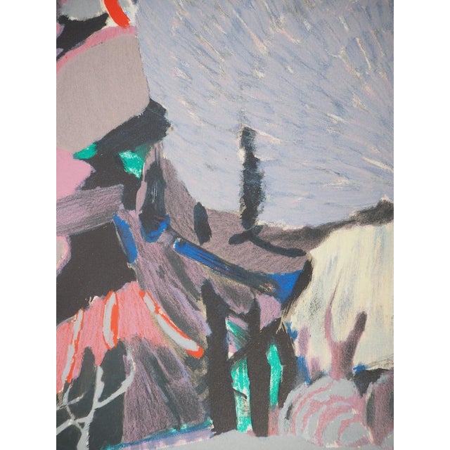 Gabriel Godard, Enchanted Garden, Original Lithograph For Sale - Image 6 of 8