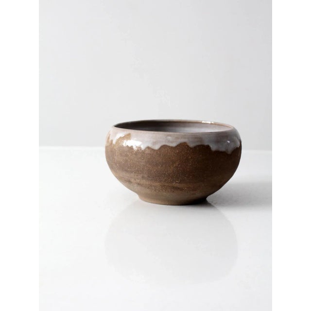Late 20th Century Vintage Studio Pottery Bowl For Sale - Image 5 of 10